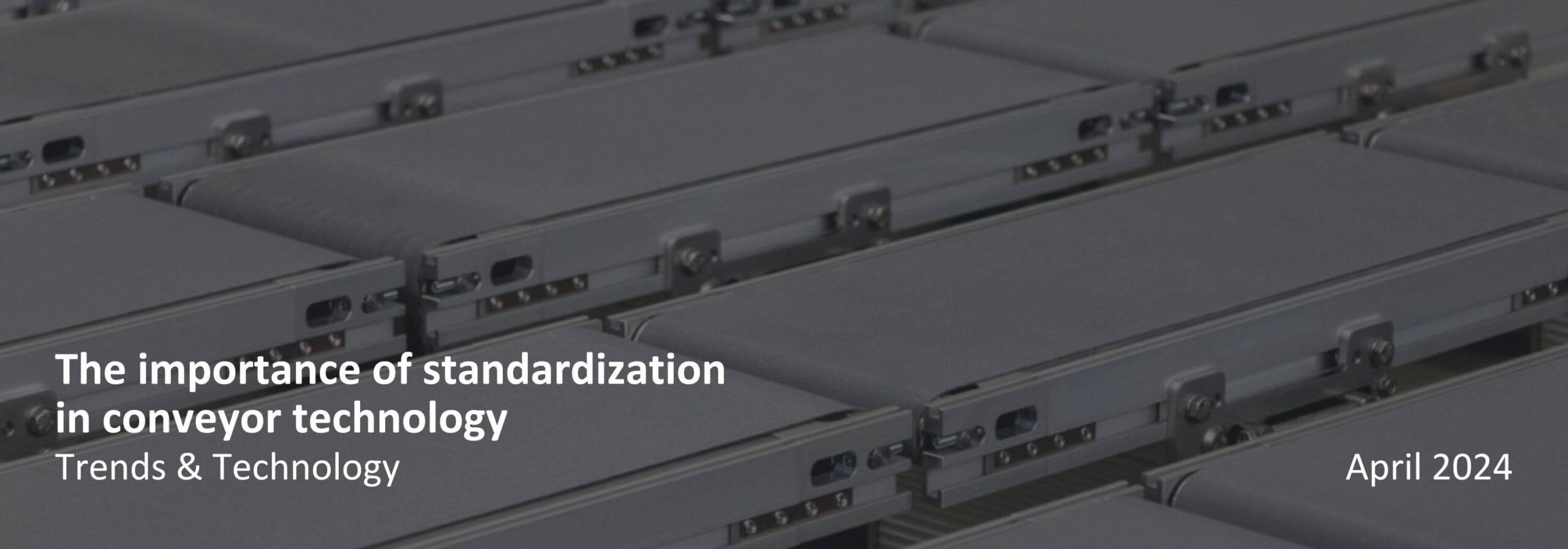 The importance of standardization in conveyor technology